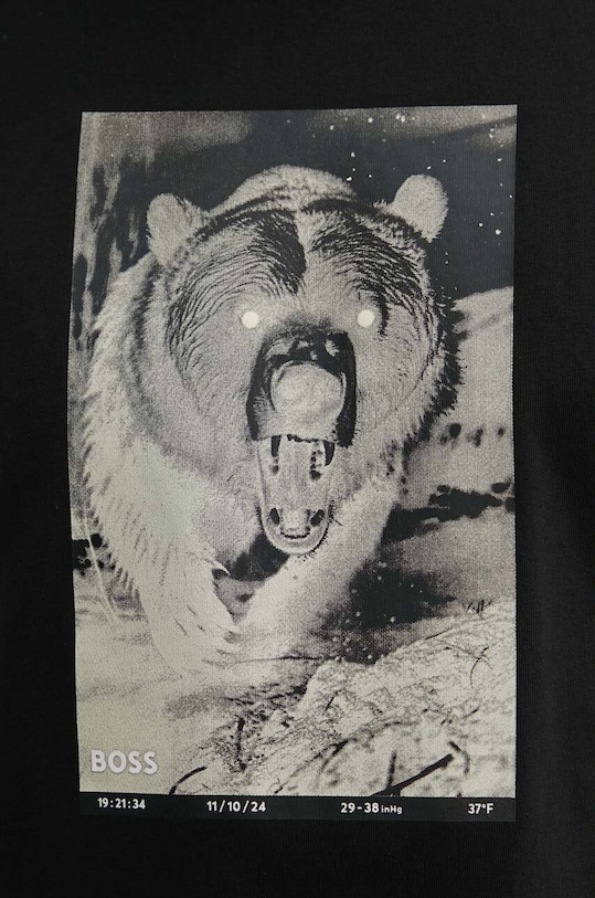 BOSS Orange t-shirt bawełniany 50522894 czarny