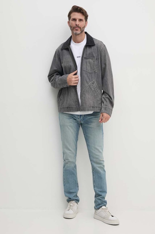 Boss Orange tricou din bumbac 50522903 alb AW24