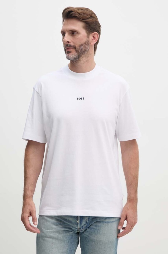 Îmbrăcăminte Boss Orange tricou din bumbac 50522903 alb