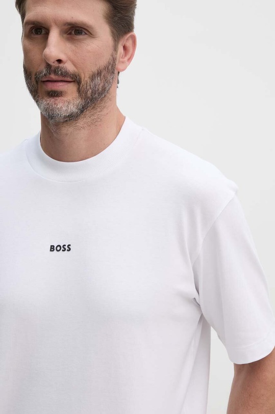 Boss Orange tricou din bumbac alb 50522903