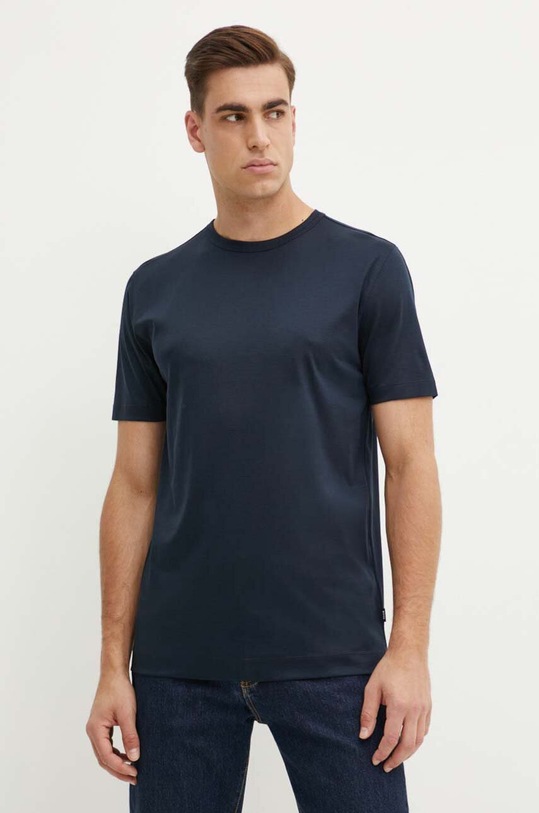 BOSS t-shirt regular granatowy 50513674