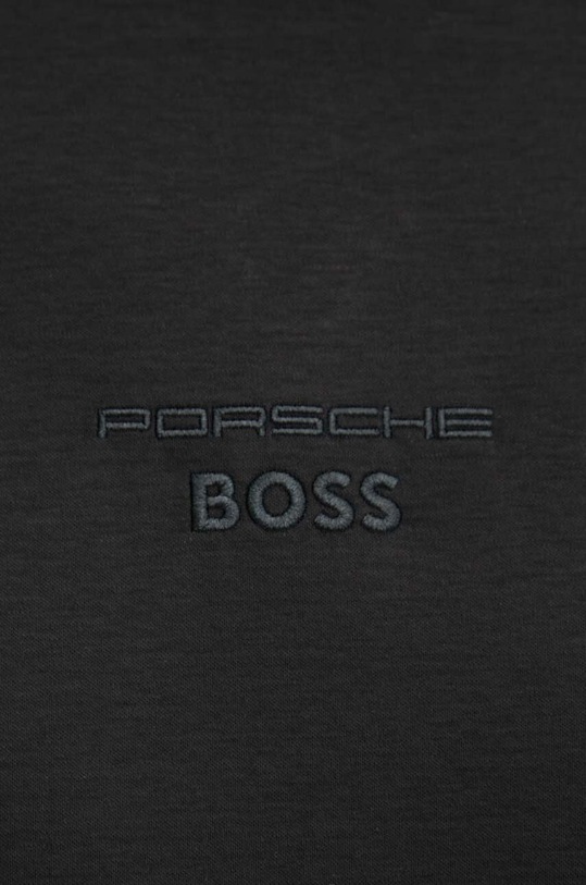 BOSS t-shirt bawełniany x Porsche 50518631 czarny