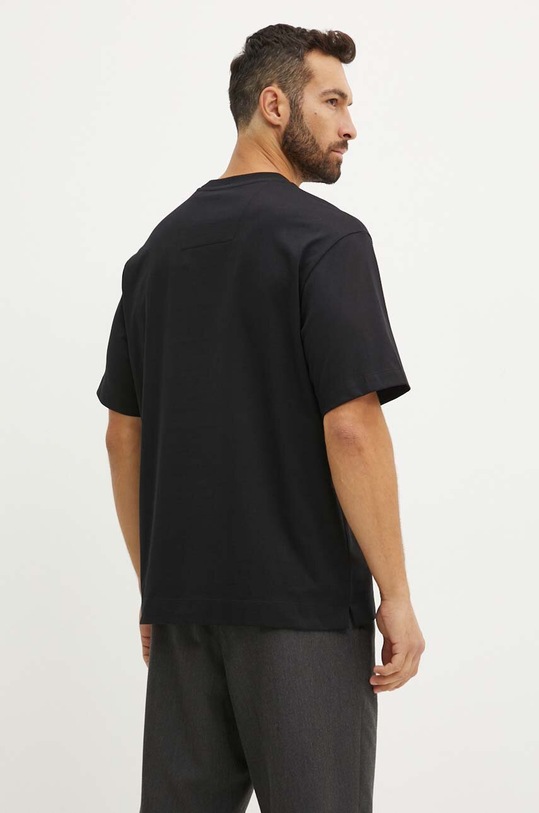 BOSS t-shirt bawełniany 50518743 czarny AW24