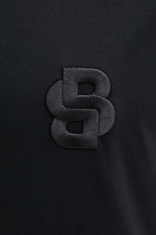 BOSS t-shirt bawełniany czarny 50518743
