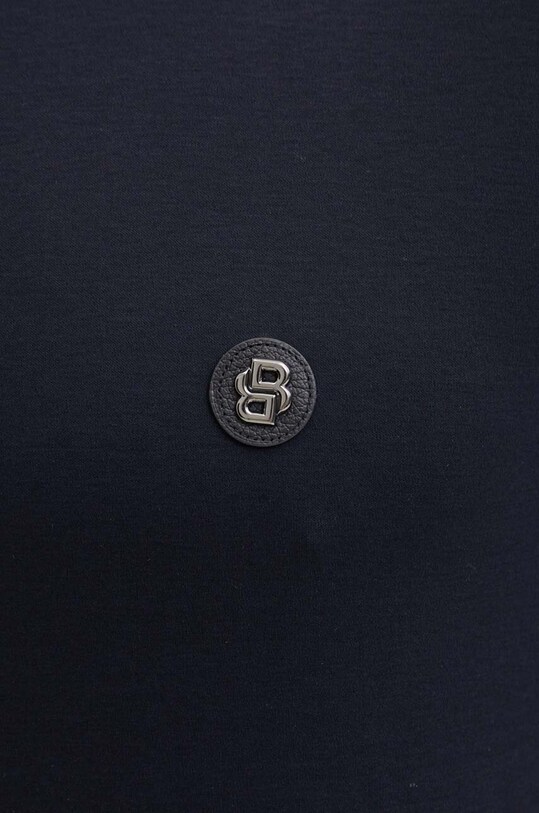 Бавовняна футболка BOSS темно-синій 50520298