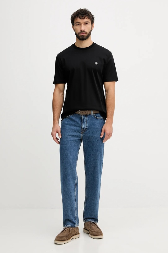 BOSS t-shirt bawełniany 50520298 czarny NC25