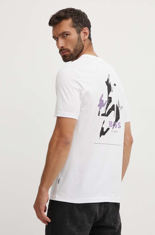 Odzież BOSS t-shirt bawełniany 50521209 biały