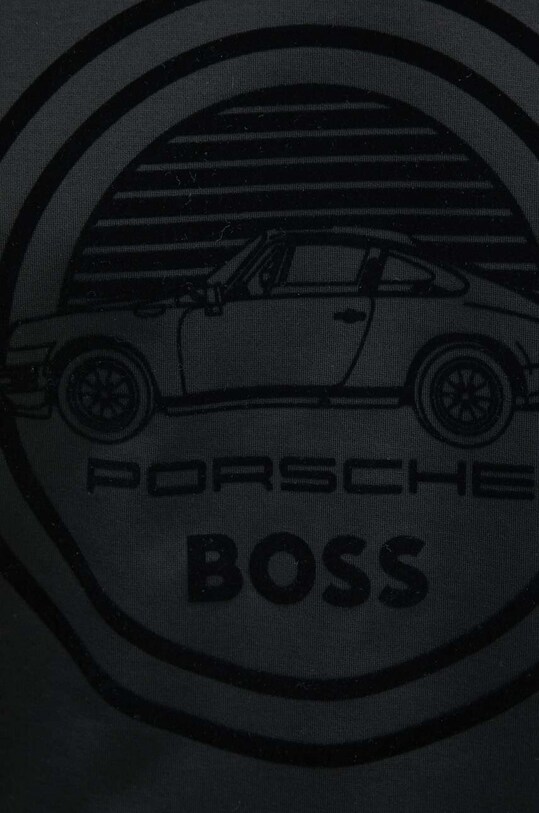 Bavlněné tričko BOSS x Porsche 50522795 černá
