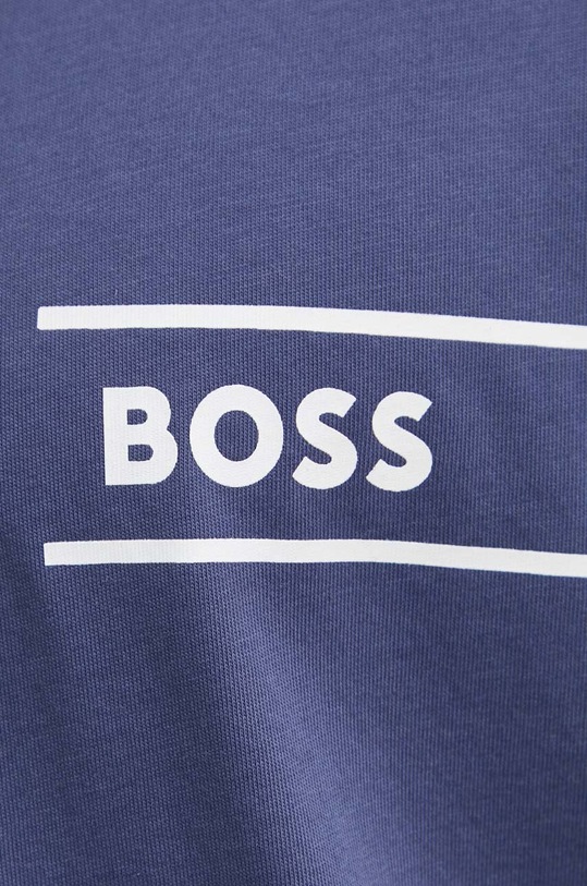 BOSS t-shirt bawełniany 50517715 granatowy