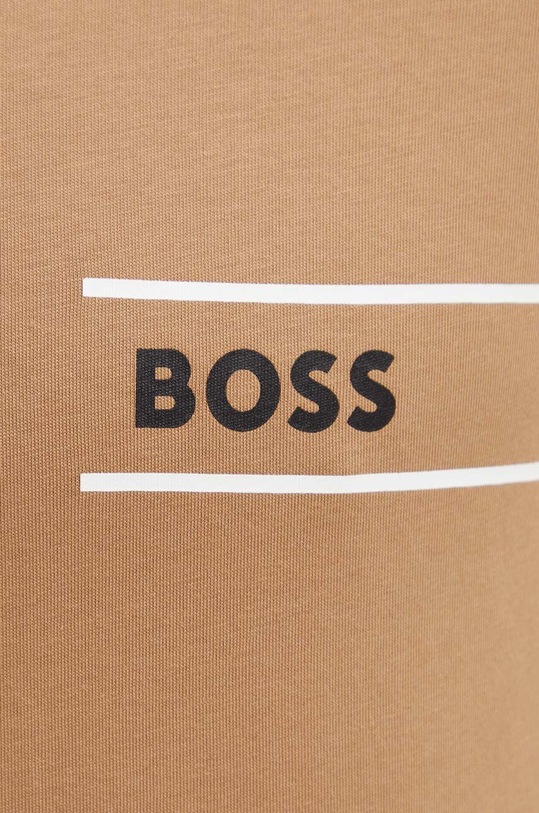 BOSS t-shirt bawełniany beżowy 50517715