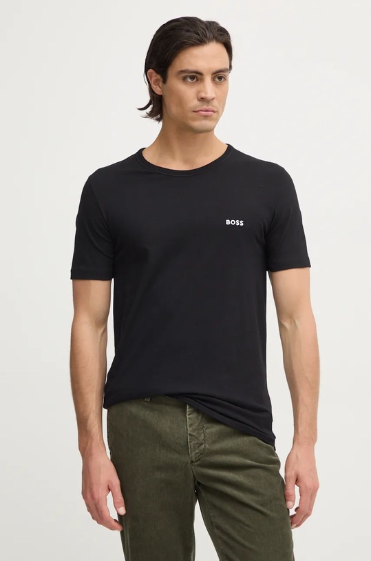 Bavlněné tričko BOSS 3-pack 50517858 béžová AW24