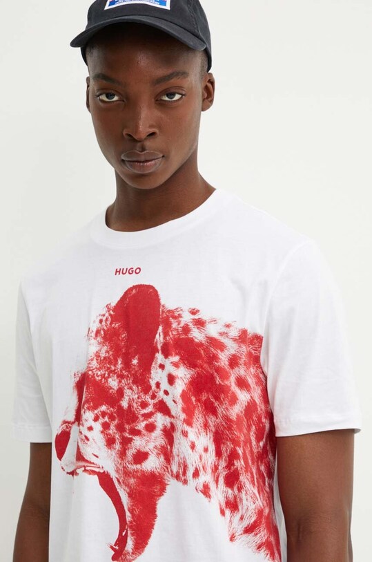 HUGO tricou alb 50519013