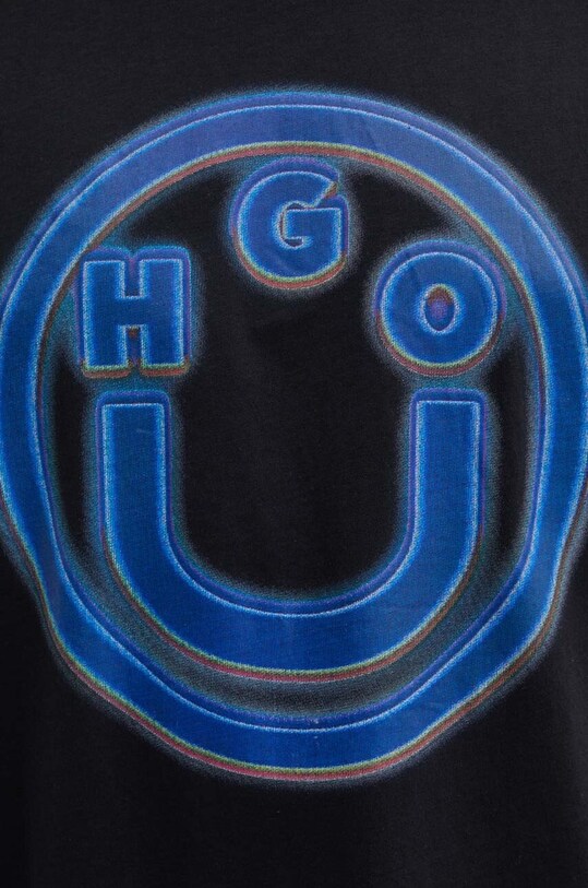 Pamučna majica Hugo Blue 50519706 crna