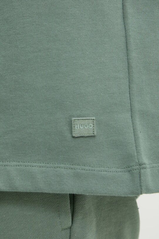 HUGO t-shirt bawełniany 50516664 zielony