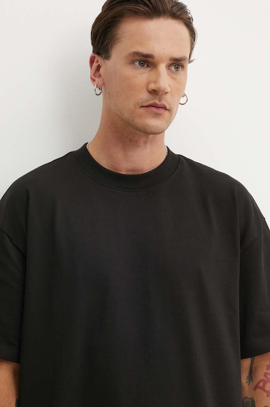 HUGO tricou din bumbac negru 50516664