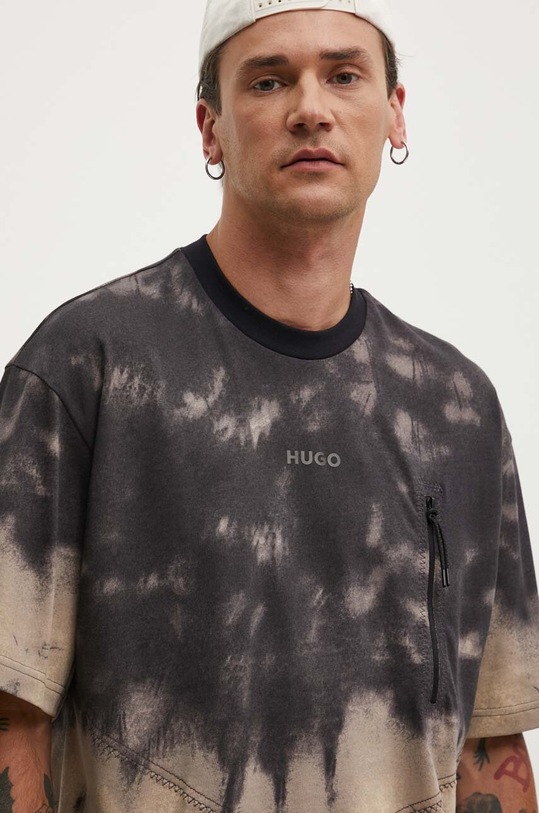 Pamučna majica HUGO bež 50516681