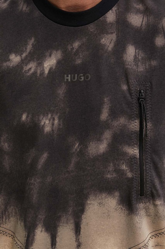 Pamučna majica HUGO 50516681 bež