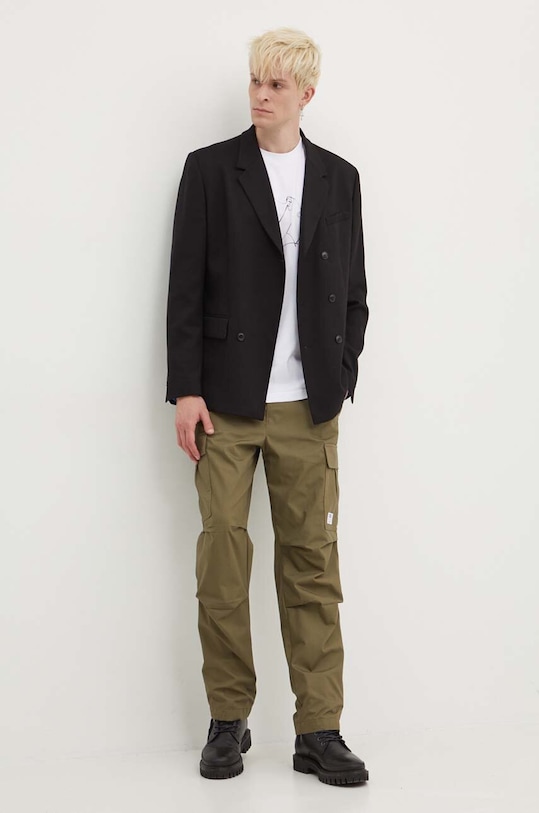 Bavlněné tričko HUGO 50516724 bílá AW24