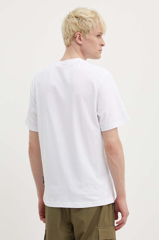 Oblečení Bavlněné tričko HUGO 50516724 bílá
