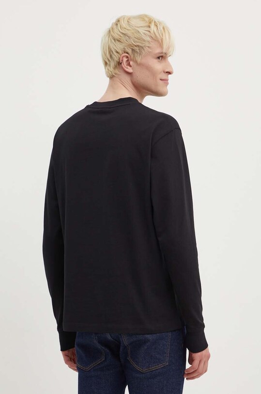 Îmbrăcăminte HUGO longsleeve din bumbac 50517639 negru