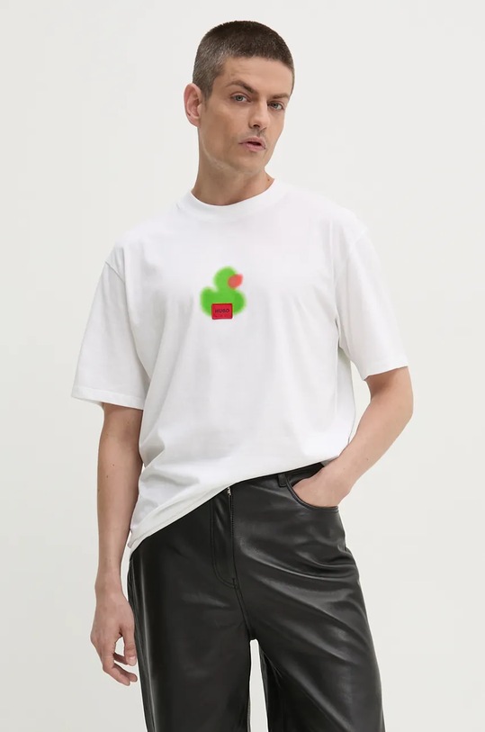 Îmbrăcăminte HUGO tricou din bumbac 50519004 alb