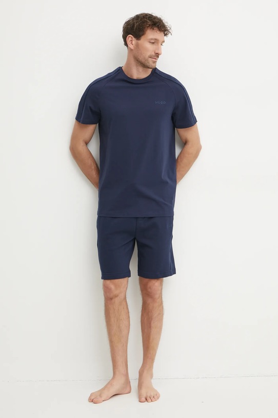 Homewear majica kratkih rukava HUGO 50520480 mornarsko plava SS25