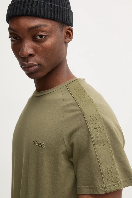 HUGO t-shirt lounge zielony 50520480