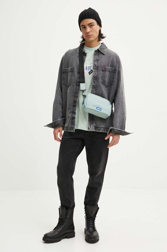 HUGO tricou din bumbac 50516738 verde AW24
