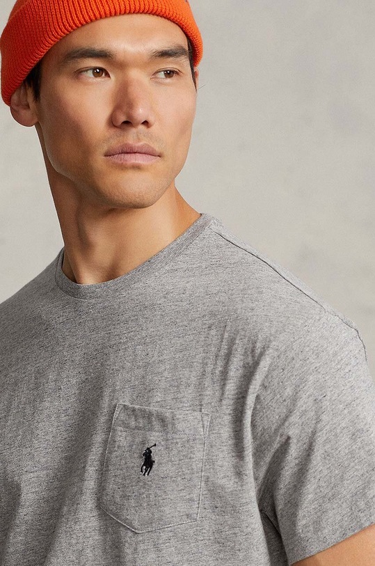 Polo Ralph Lauren t-shirt bawełniany szary 710707095