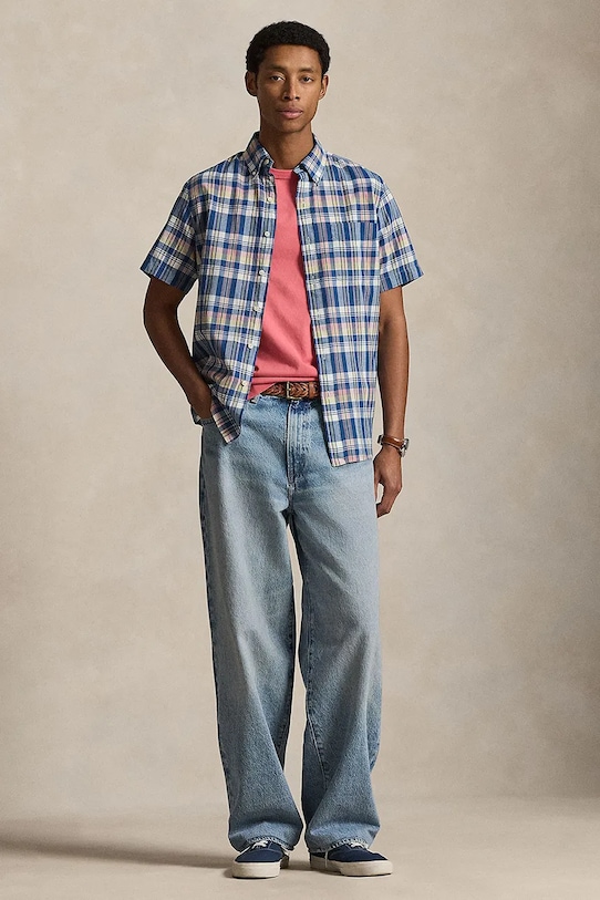 Odzież Polo Ralph Lauren t-shirt bawełniany 710916698 różowy