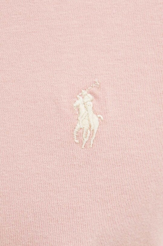 Хлопковая футболка Polo Ralph Lauren 710916698 розовый