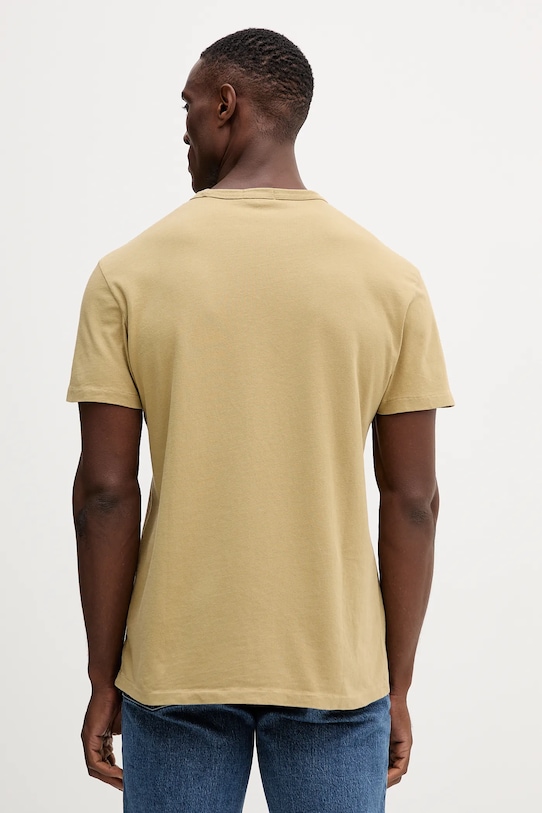 Одежда Хлопковая футболка Polo Ralph Lauren 710916698 бежевый