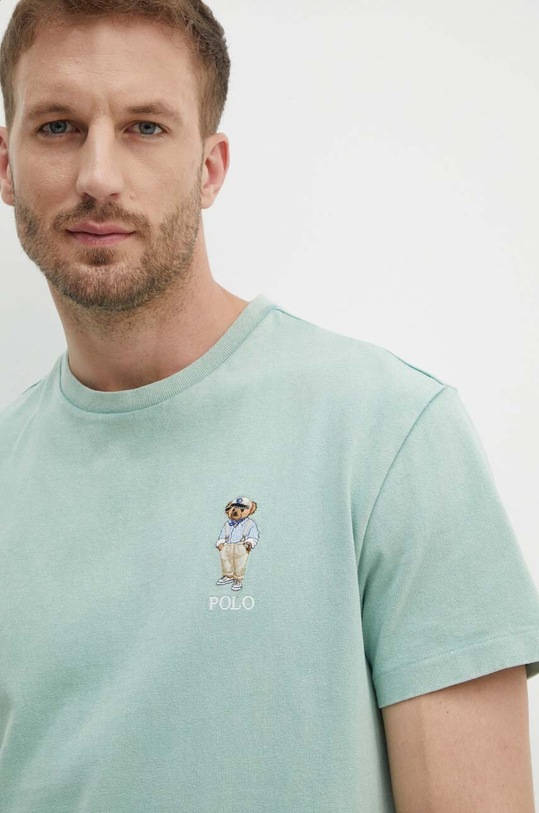 Polo Ralph Lauren t-shirt bawełniany regular zielony 710941870