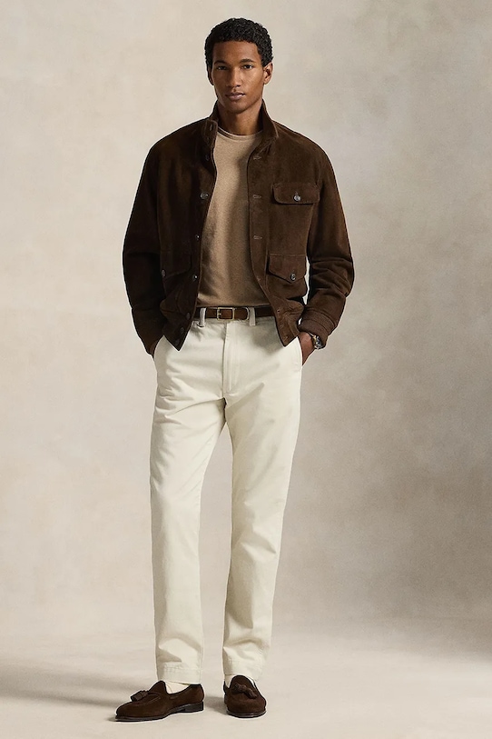 Odzież Polo Ralph Lauren t-shirt bawełniany 710740727 brązowy