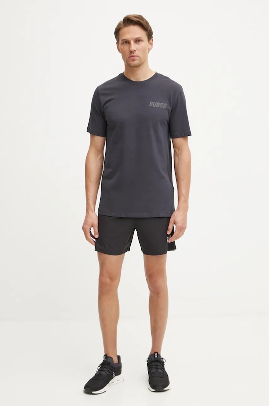 Bavlnené tričko Guess THONY Z4YI02.I3Z14 sivá AW24