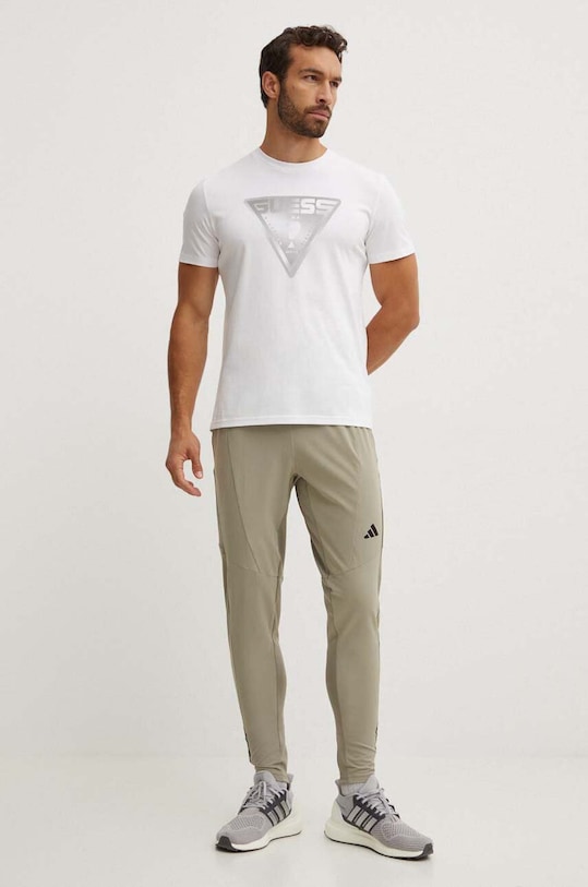 Guess t-shirt bawełniany FURIO Z4YI12.I3Z14 biały AW24