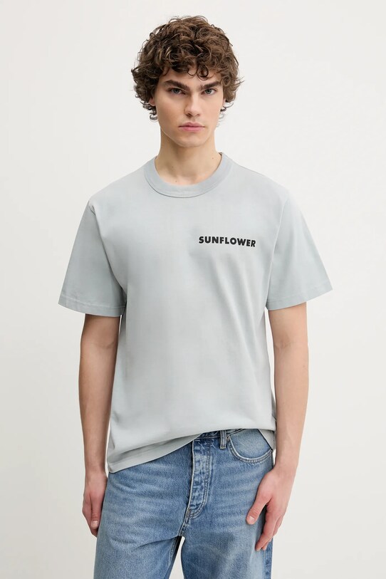 Sunflower t-shirt in cotone blu 2013.SFR