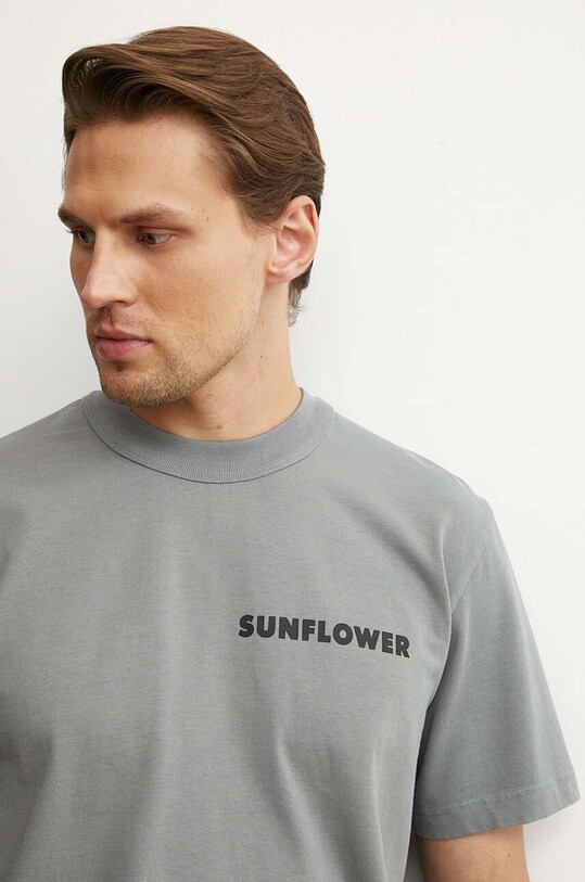 Sunflower tricou din bumbac gri 2013.SFR