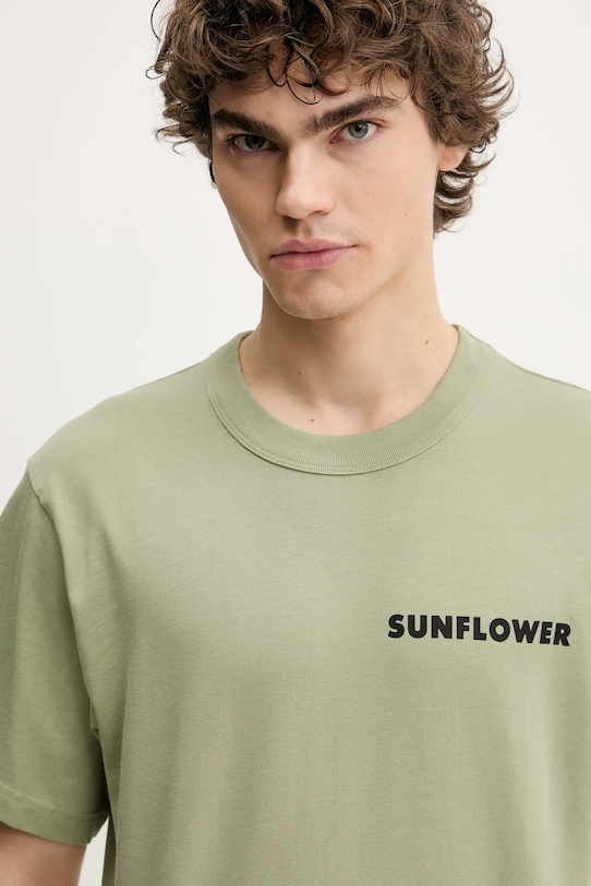 Sunflower tricou din bumbac verde 2013.SFR