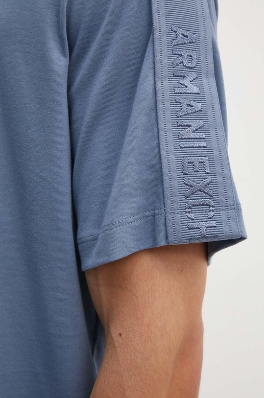 Bavlnené tričko Armani Exchange 6DZTLA.ZJ9JZ modrá
