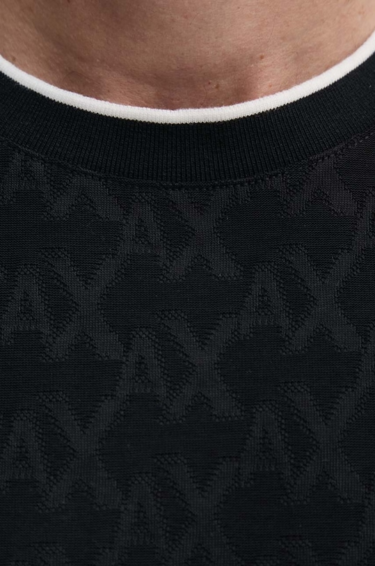 Pamučna majica Armani Exchange 6DZTLB.ZJ2ZZ crna