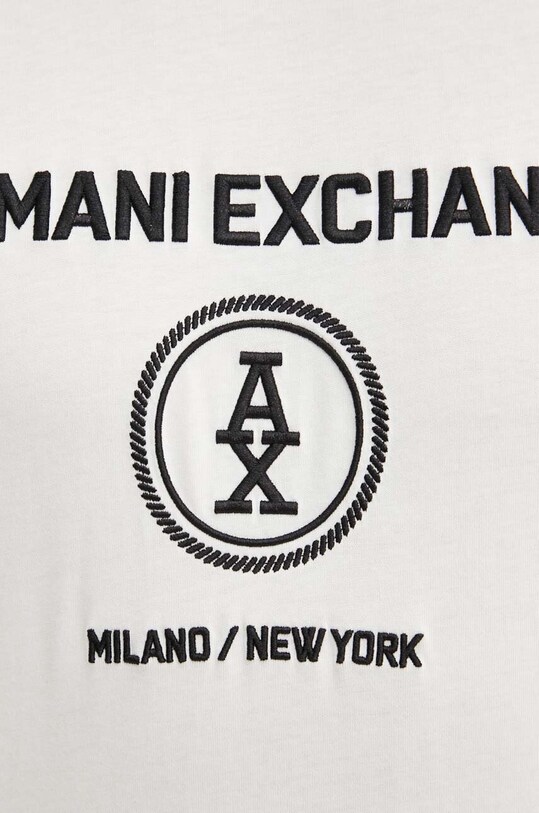 Pamučna majica Armani Exchange 6DZTLC.ZJ9JZ bijela