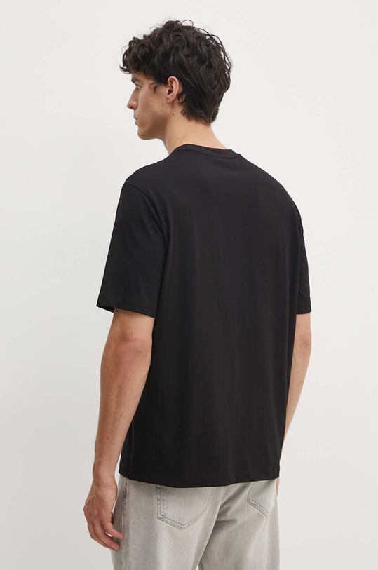 Odjeća Pamučna majica Armani Exchange 6DZTLD.ZJ9JZ crna