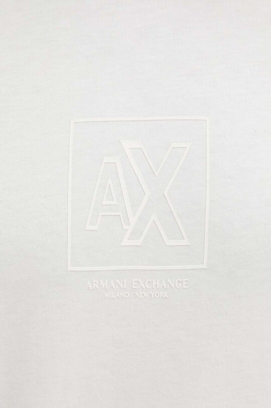 Armani Exchange tricou din bumbac alb 6DZTLE.ZJ9JZ