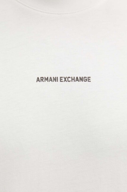 Bavlnené tričko Armani Exchange biela 6DZTLS.ZJLFZ