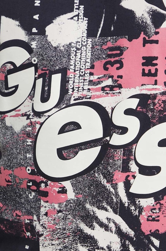 Guess t-shirt bawełniany M4YI02.I3Z14 granatowy