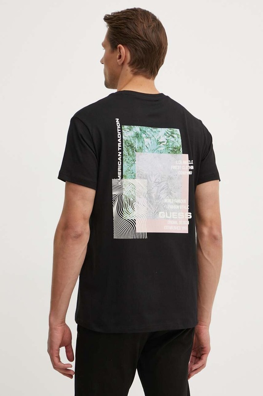 Odjeća Pamučna majica Guess M4YI03.I3Z14 crna