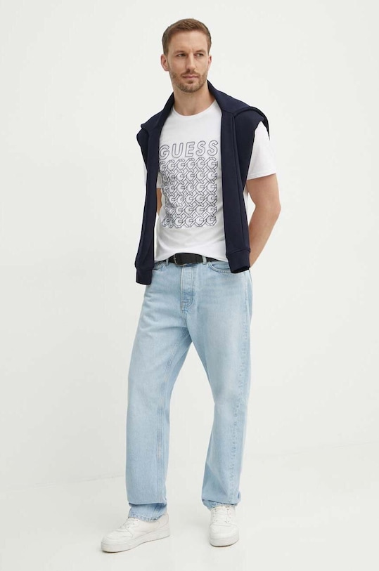 Guess t-shirt M4YI29.J1314 biały AW24