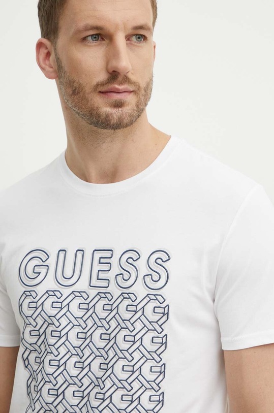 Guess t-shirt biały M4YI29.J1314