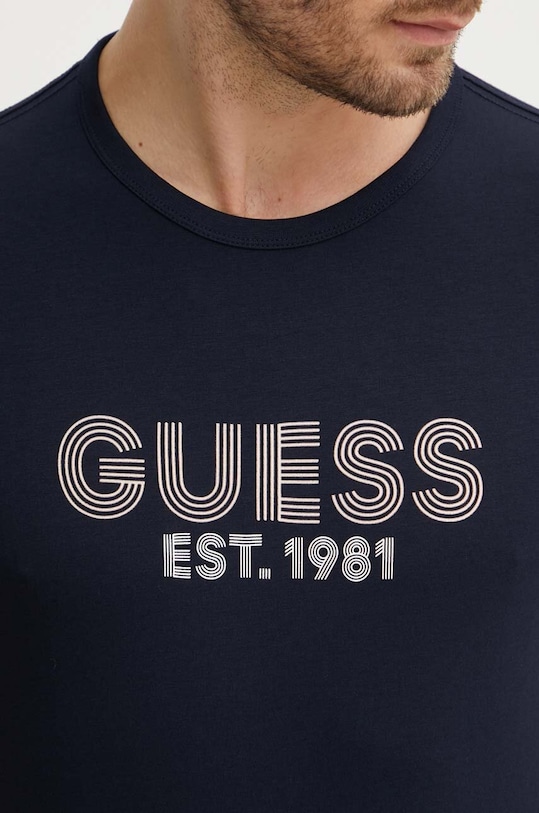 Guess t-shirt granatowy M4YI30.J1314